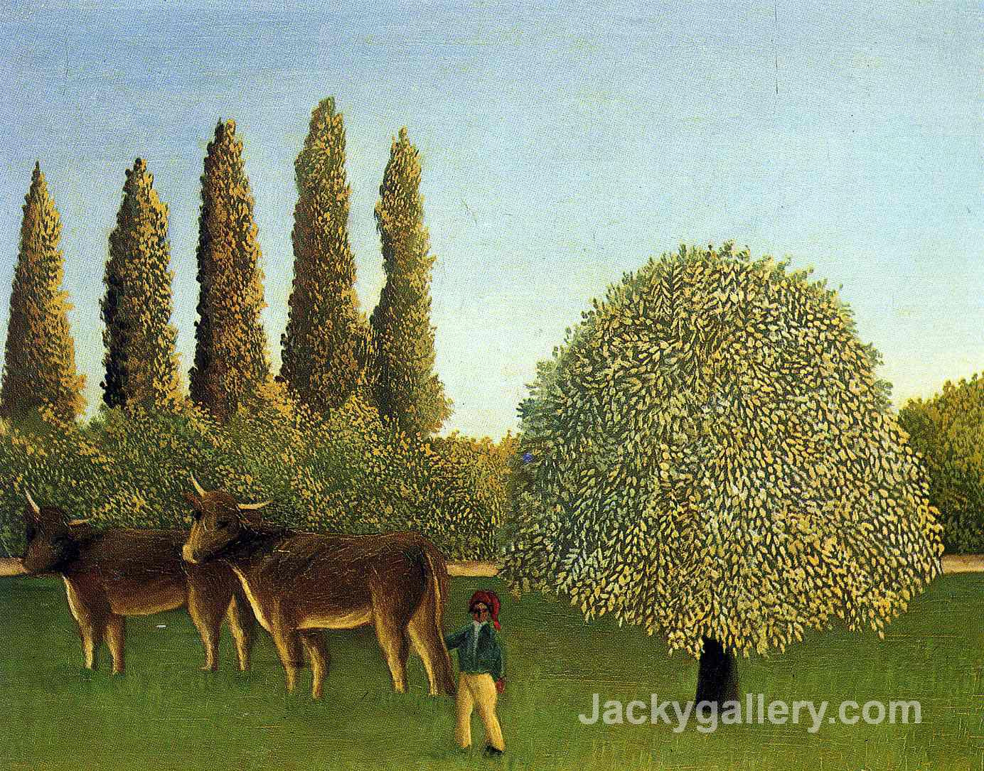 In the Fields by Henri Rousseau paintings reproduction